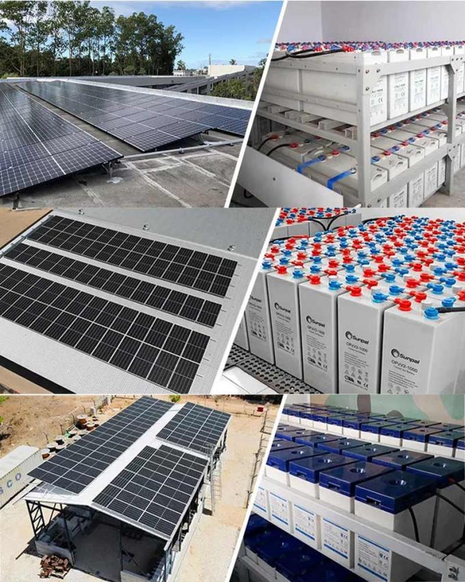 Hybrid Off Grid Solar Power System 3KW 5KW 8KW 10KW With Batteries