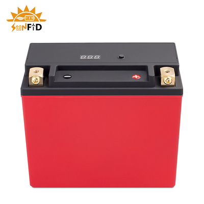 Rechargeable Motorcycle Lithium Battery 12V 6ah With BMS 7-A Start Stop Batteries