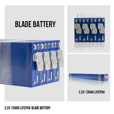 Blade Lifepo4 Cells 3.2 V 138AH For Solar Energy Storage System