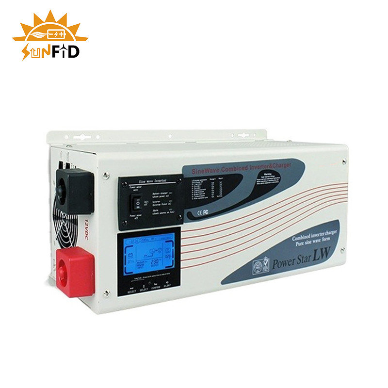 6000W DC To AC Pure Sine Wave Power Inverter 24V 48V 120 240V With LCD ...