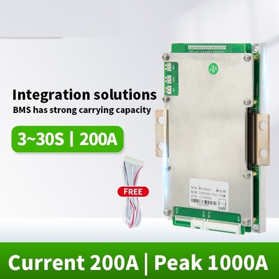 24V 36V 12v Lithium Battery BMS 48V 60V 72V 3S-24S 100A 120A 150A 200A 250A Lifepo4 4s 200a
