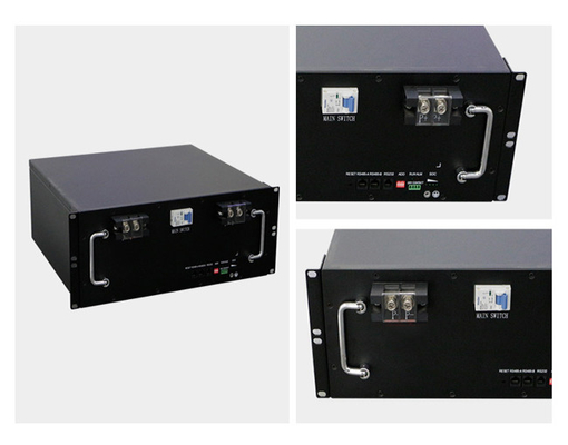 Lifepo4 Telecom Lithium Ion Battery 48V 100Ah Deep Cycle For Electric Power System