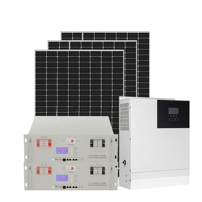 3KW Off Grid Home Solar System Kit 50HZ 60HZ MPPT 110-250V