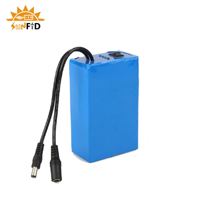 12V 20Ah Rechargeable Lithium Battery Pack 18650 For Solar Power System LED Panel Light