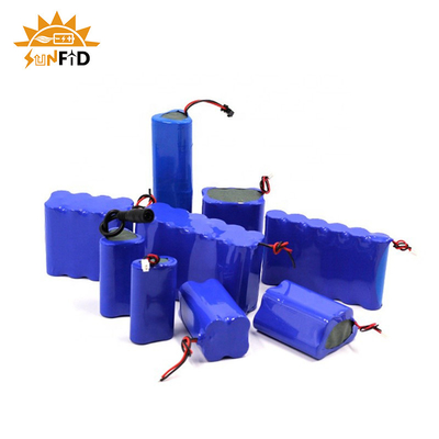 18650 Rechargeable Lithium Battery Pack 3.7V 15.6Ah 1S6P Protected
