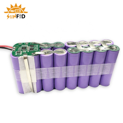 18650 Rechargeable Lithium Battery Pack 3.7V 15.6Ah 1S6P Protected