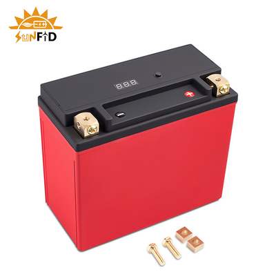 Rechargeable Motorcycle Lithium Battery 12V 6ah With BMS 7-A Start Stop Batteries