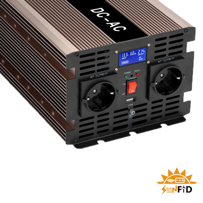24V 48V 3000 Watt Pure Sine Wave Inverter 12 Volt DC To AC 110V 220V Solar Power