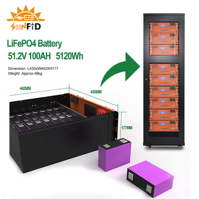 10kwh 400ah Battery Storage For Home Solar Systems Lifepo4 300ah Solar Panel Storage System
