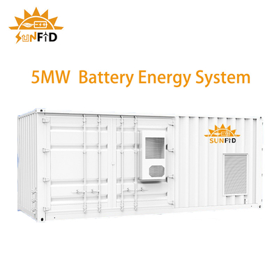 3MWH 20Ft Container Energy Storage System , BESS Commercial Battery Storage System