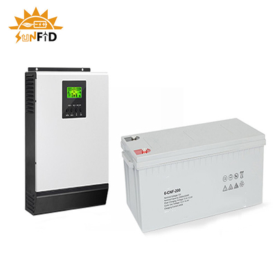 2KW Off Grid Solar Power System For Home 12V 400Ah Solar Panel Photovoltaic System