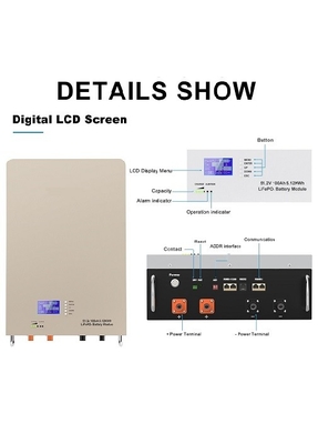 LiFePO4 Powerwall Lithium Battery 48V 100ah 5KWh Wall Mounted