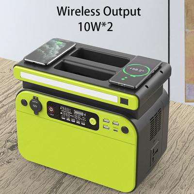 500W Outdoor Portable Power Station 110V 220V LiFePO4