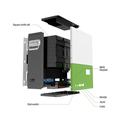 Rack Mount Residential Energy Storage System 48v 100ah Lifepo4 Battery Home Energy Storage Systems