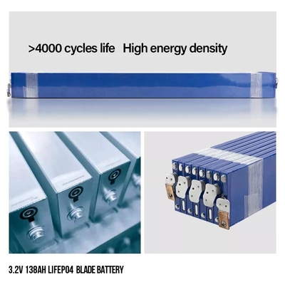 Blade Lifepo4 Cells 3.2 V 138AH For Solar Energy Storage System