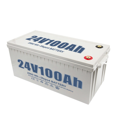 100Ah 24V Deep Cycle Lithium Battery For Solar System Yacht RV Car