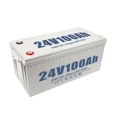 100Ah 24V Deep Cycle Lithium Battery For Solar System Yacht RV Car