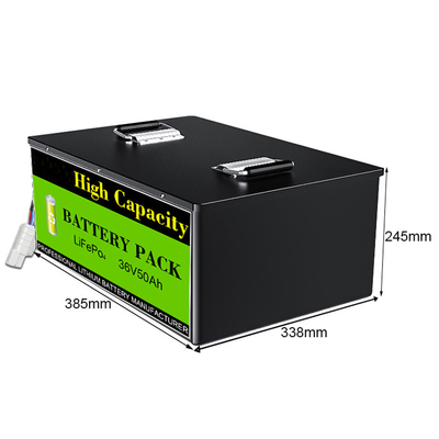 36V 50Ah Lifepo4 SLA Replacement Rechargeable Golf Cart E-Bike E-Scooter Lithium Phosphate Battery