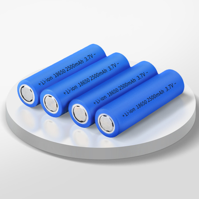 2500mAh Lifepo4 Battery Cell 25R Rechargeable 3.7V Cylindrical 18650