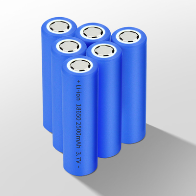 2500mAh Lifepo4 Battery Cell 25R Rechargeable 3.7V Cylindrical 18650