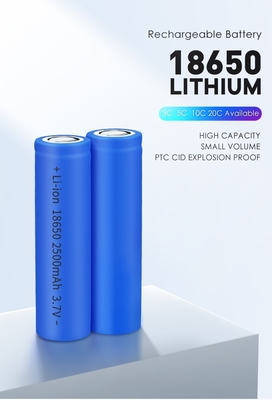 2500mAh Lifepo4 Battery Cell 25R Rechargeable 3.7V Cylindrical 18650