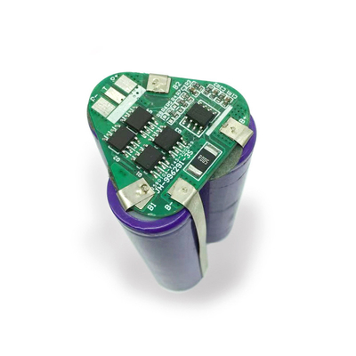 12V 100Ah 18650 BMS 3s 10A Balancing Assembly Pcb For Lithium Battery