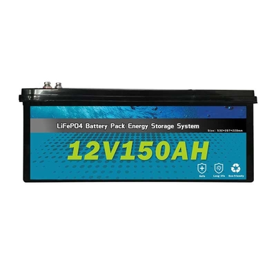 Lifepo4 Leisure Batteries For Camper Vans 12V 150AH RV Solar Energy Storage System