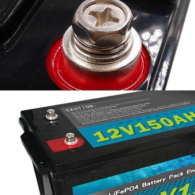 Lifepo4 Leisure Batteries For Camper Vans 12V 150AH RV Solar Energy Storage System