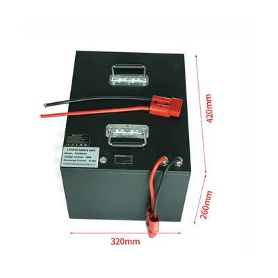 48V Lithium Campervan Battery 100AH RV AGV Car Floor Scrubber Golf Car Deep Cycle Battery