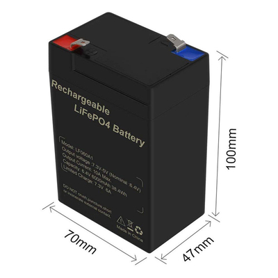 6V Motorcycle Lithium Battery 6Ah Lifepo4 Talentcell Rechargeable