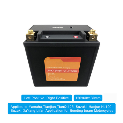 3ah Lifepo4 Lithium Motorcycle Battery With BMS 5L-B 12.0V