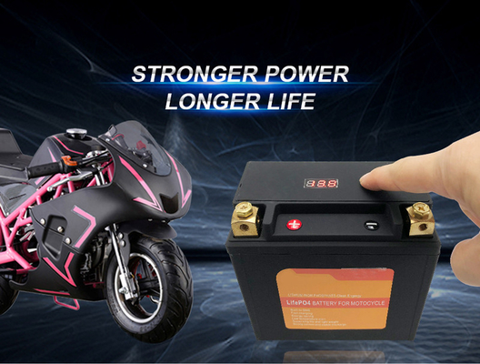 4AH 12V Lithium Battery On Motorcycle With BMS Starter Stop Batteries
