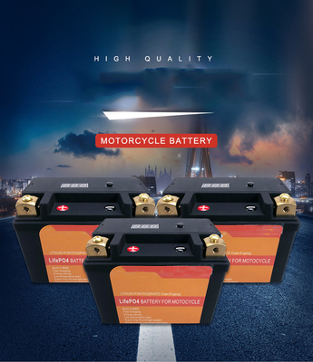 4AH 12V Lithium Battery On Motorcycle With BMS Starter Stop Batteries