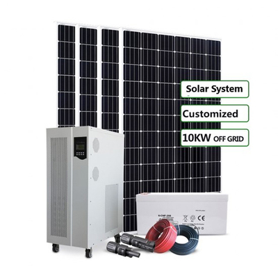 Hybrid Off Grid Solar Power System 3KW 5KW 8KW 10KW With Batteries