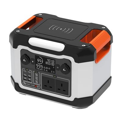 1200W Portable Power Station with 30000mAh Capacity and Wireless Charger for Camping